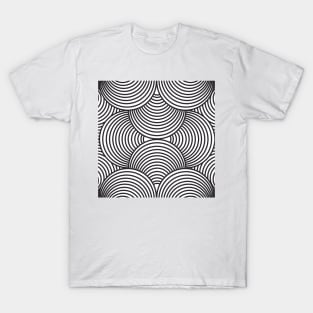 Abstract Black And White T-Shirt